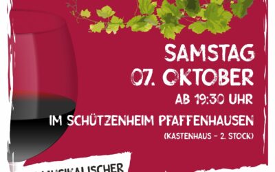 Pfaffenhauser Weinfest am 07.10.23