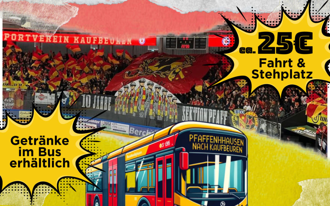 Fanbus von Pfaffenhausen nach Kaufbeuren