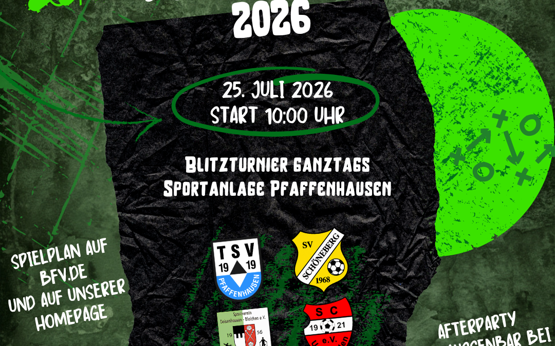 Maler Pit Cup 2026 – Alles bereit für einen großen Fußballtag in Pfaffenhausen
